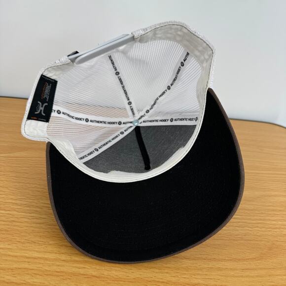 Hooey Western Original cap baseball snap back trucker hat brown yellow white - Picture 6 of 9